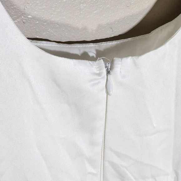 Lulus White Puff Mini Dress - Picture 9 of 11